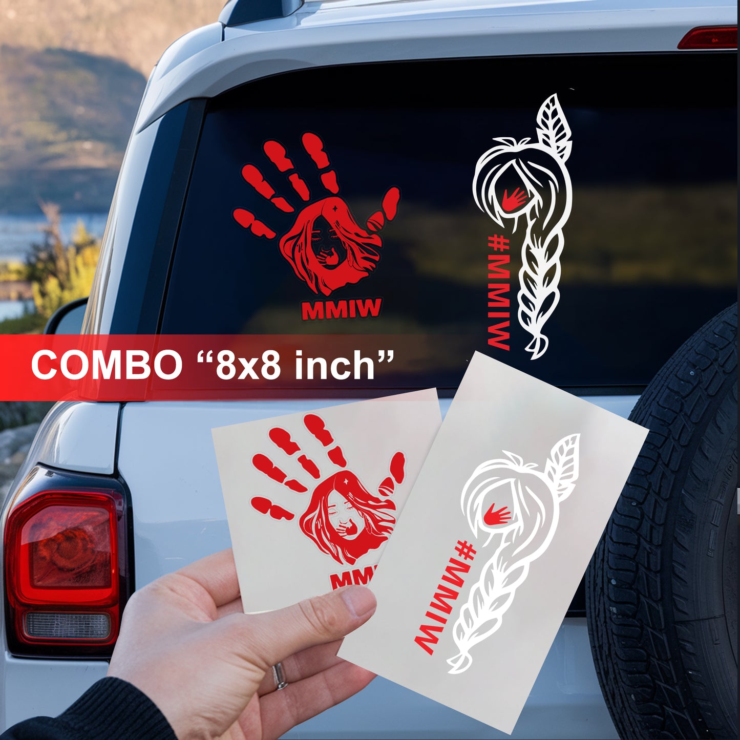 MMIW - Indigenous Woman Stolen Sisters Sticker MMIW