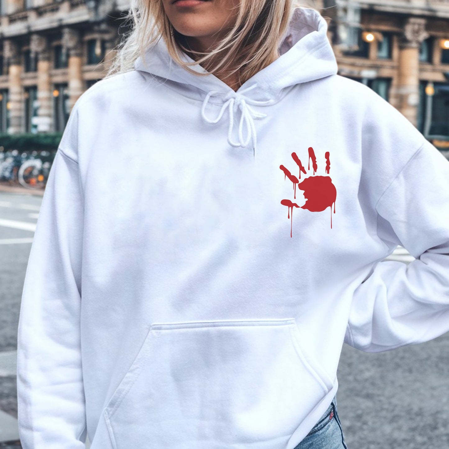 Protect Indigenous Women Red Hand- Unisex T-Shirt - Two Sides