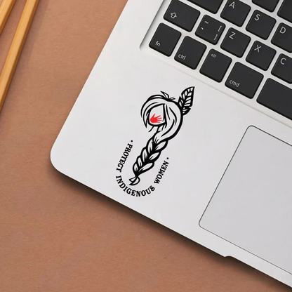 Protect Indigenous Women – MMIW Red Hand Car Sticker