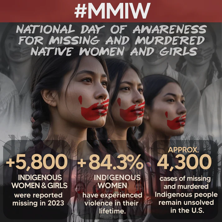 Protect Indigenous Women – MMIW Red Hand Car Sticker