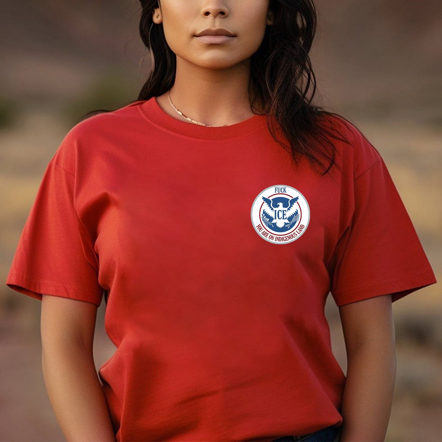 YOU ARE ON INDIGENOUS LAND - Two Sides Unisex T-Shirt/T-Shirt V-Neck/Hoodie/Sweatshirt