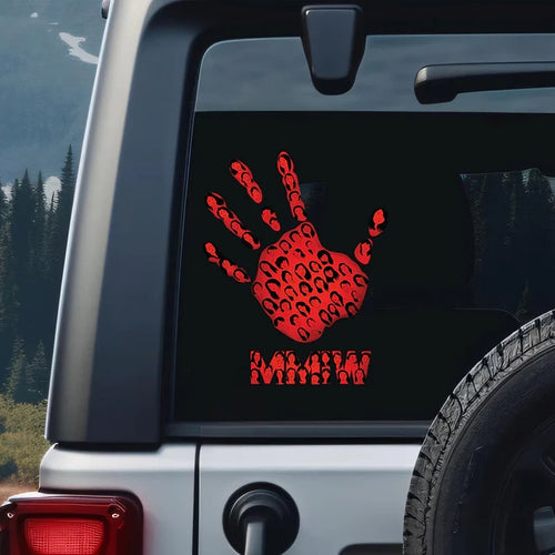Decal Portraits of Missing And Murdered Indigenous Women and Girls