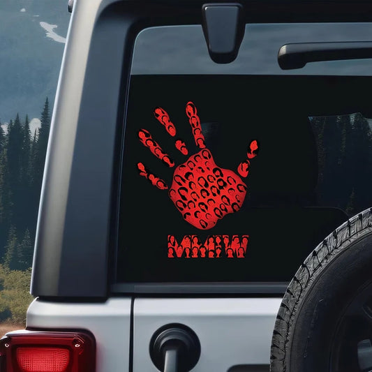 Decal Portraits of Missing And Murdered Indigenous Women and Girls