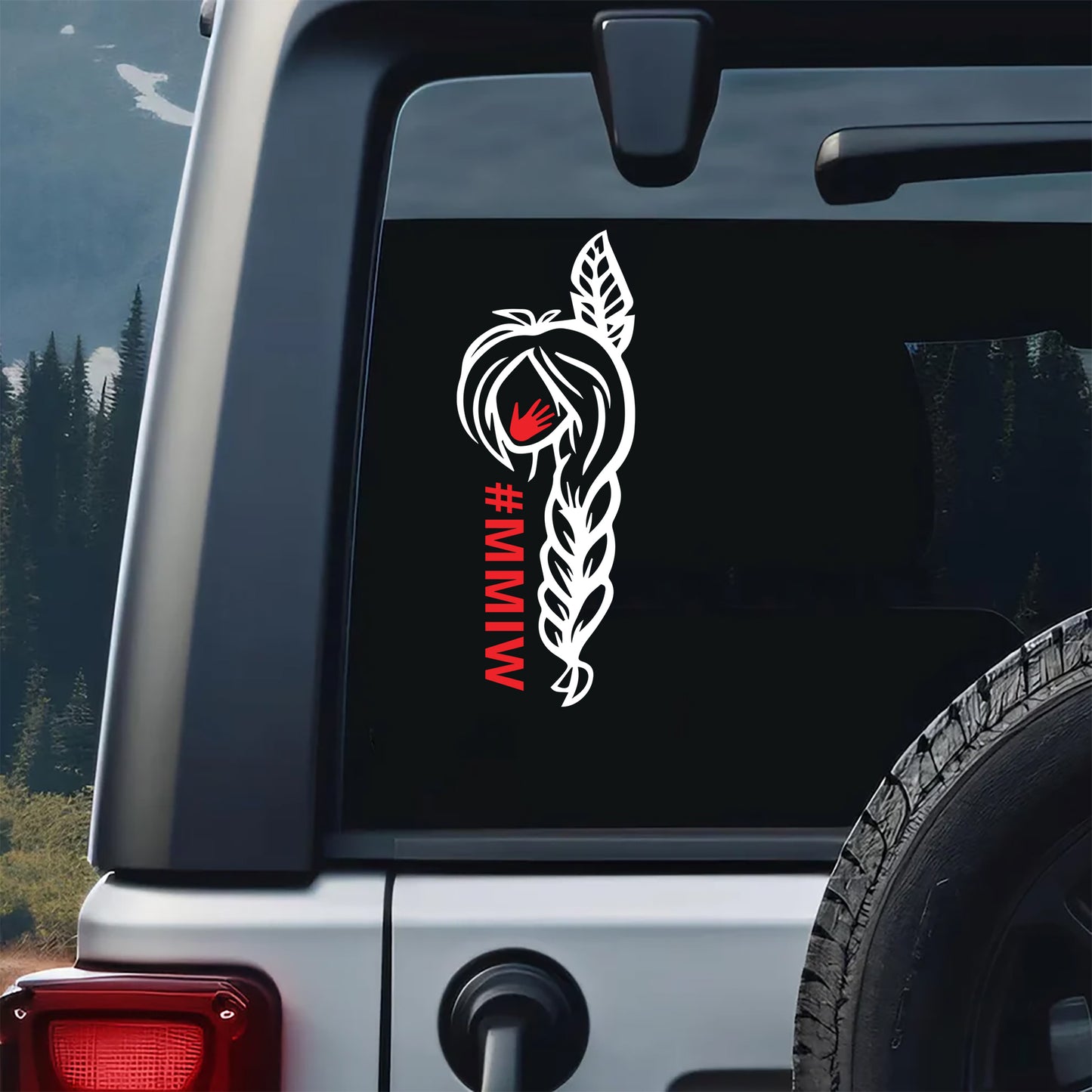 MMIW - Indigenous Woman Stolen Sisters Sticker MMIW