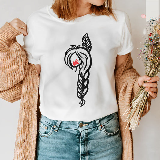 MMIW American Native Black Hair Indigenous Unisex T-Shirt