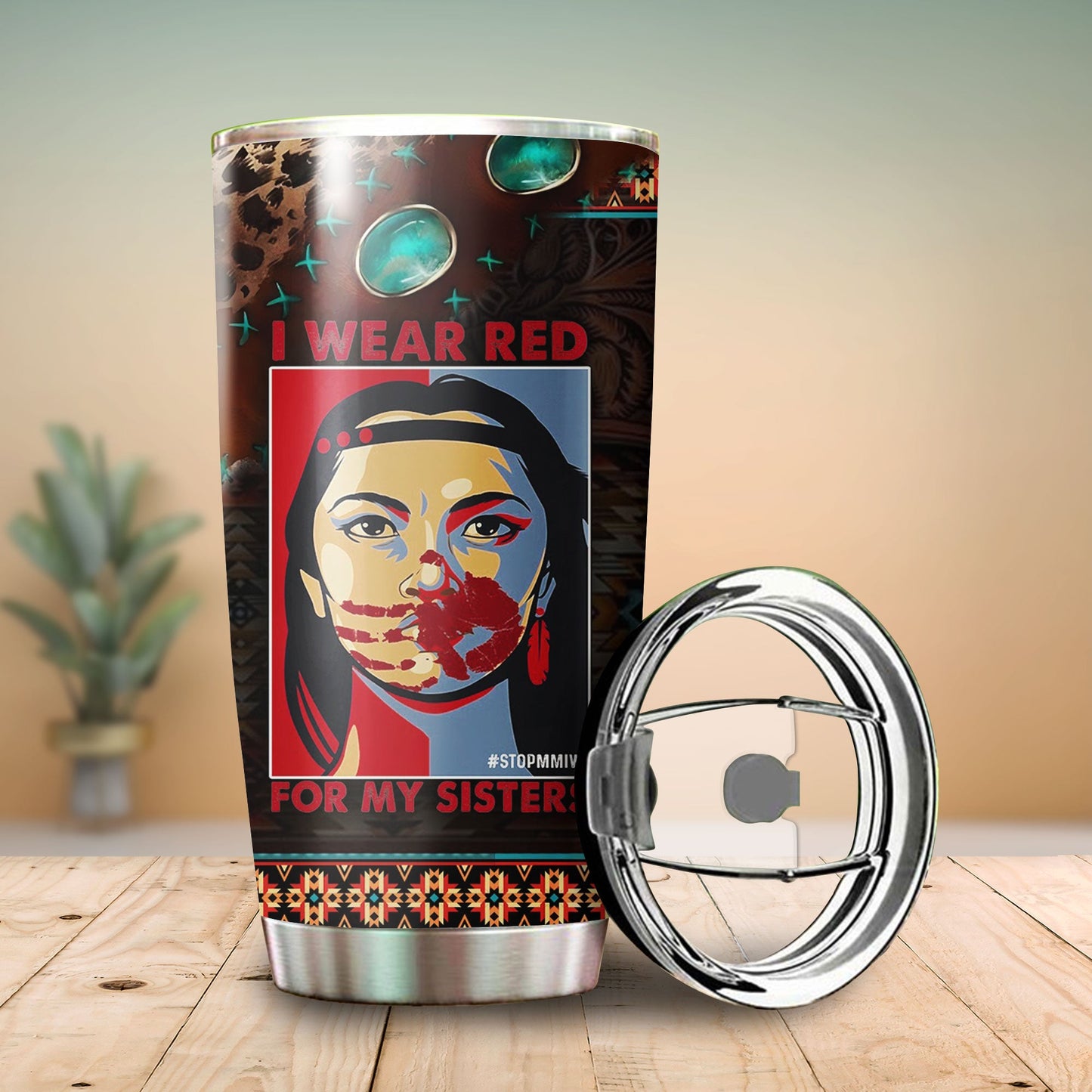 MMIW - Native American Tumbler Stainless Steel Drinking Cup