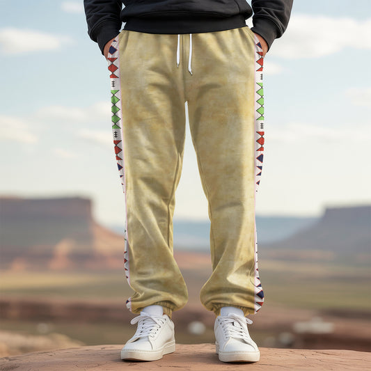 Tribal Aztec Pattern Sweatpants for Men & Women 15