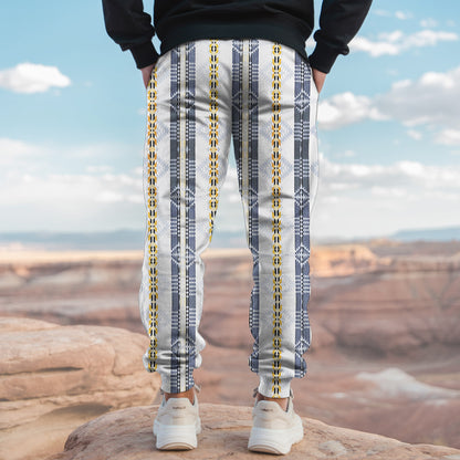 Tribal Aztec Pattern Sweatpants for Men & Women 14
