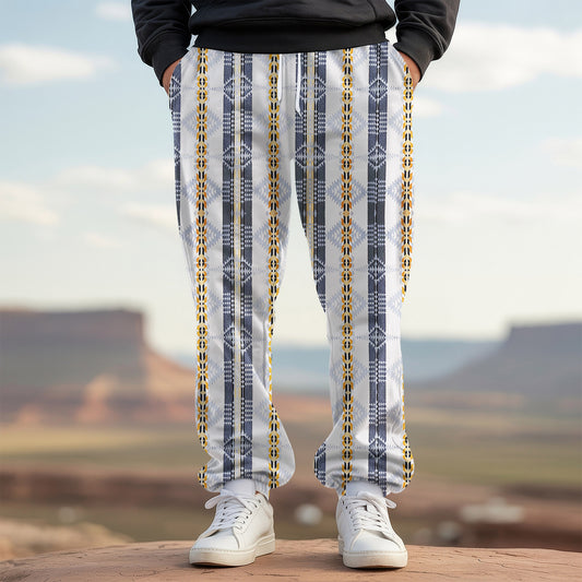 Tribal Aztec Pattern Sweatpants for Men & Women 14