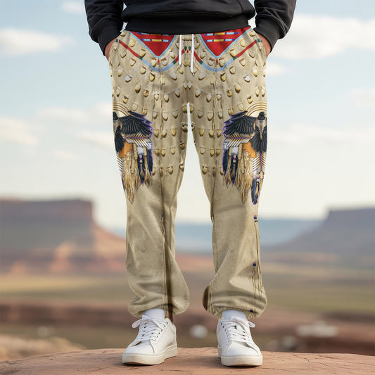 Tribal Aztec Pattern Sweatpants for Men & Women 13