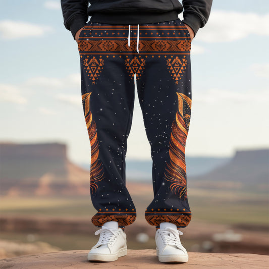 Tribal Aztec Pattern Sweatpants for Men & Women - 30