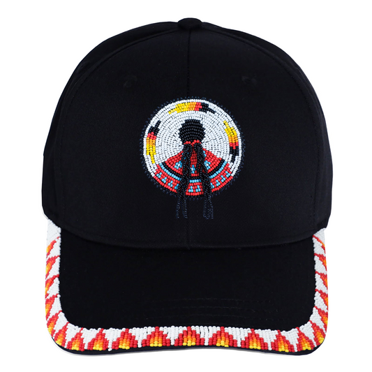 SALE 50% OFF - MMIW Indigenous Women Handmade Beaded Cap WCS