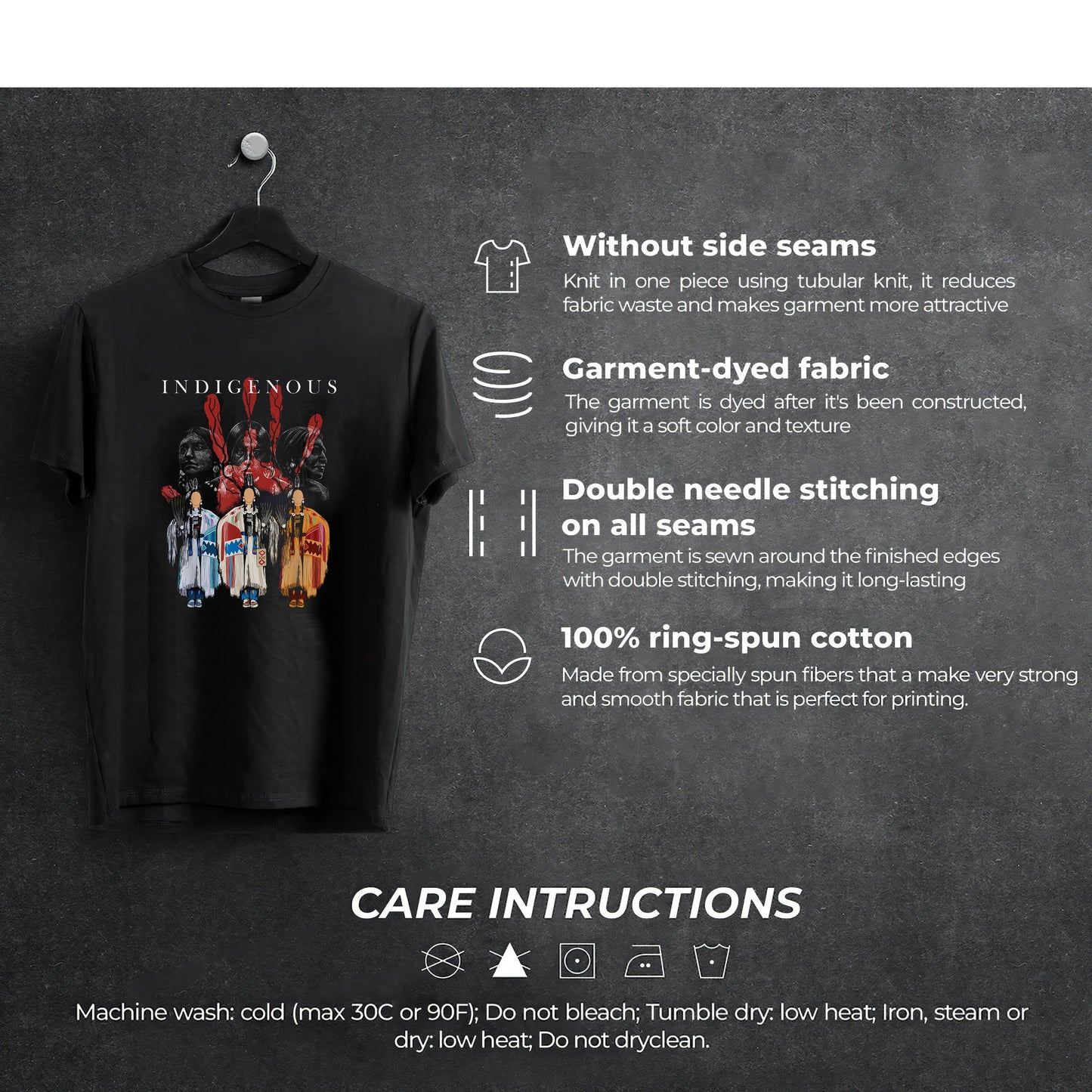 Protect Indigenous Women Red Hand- Unisex T-Shirt - Two Sides